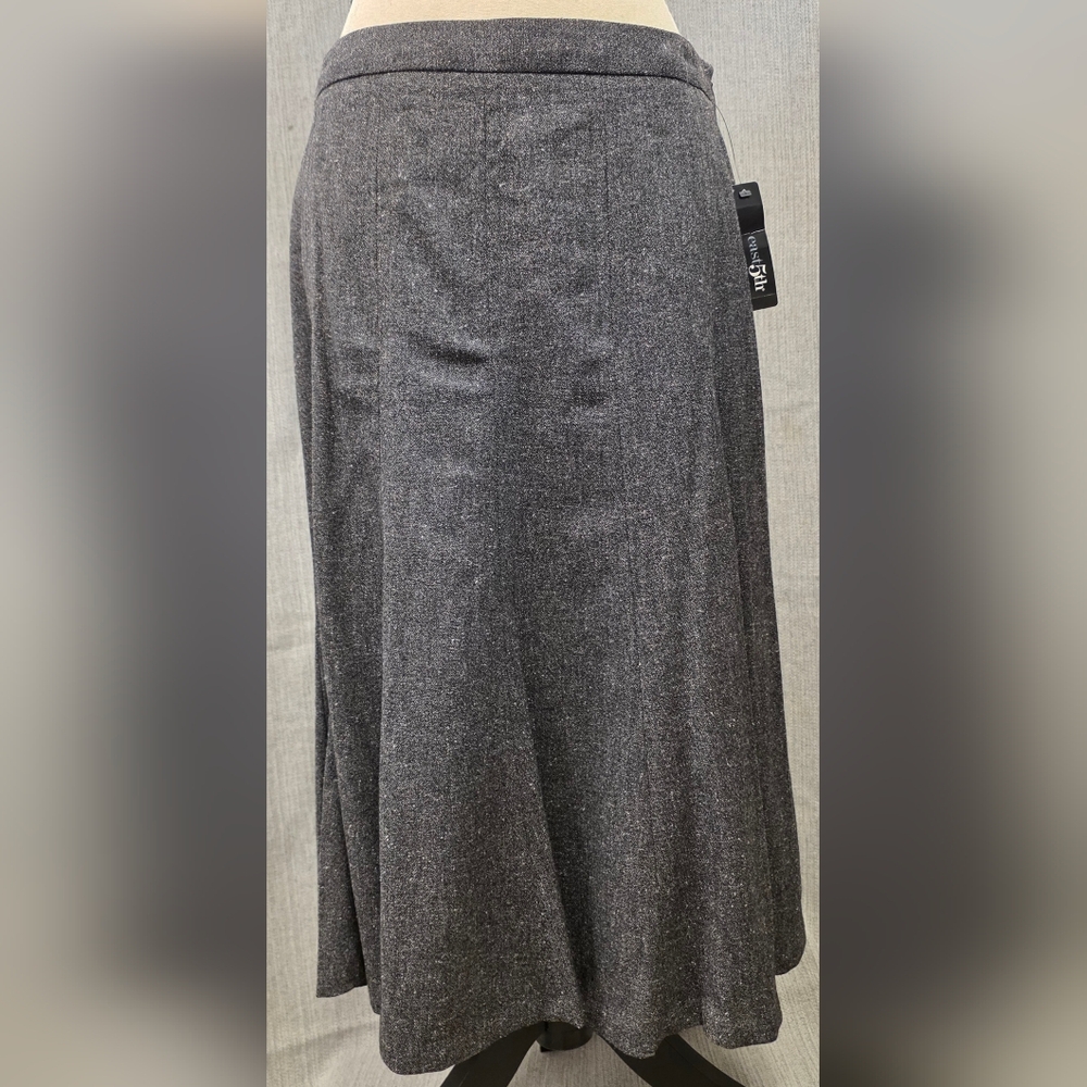 New w/ Tags East 5th Gray Tweed A-Line Skirt